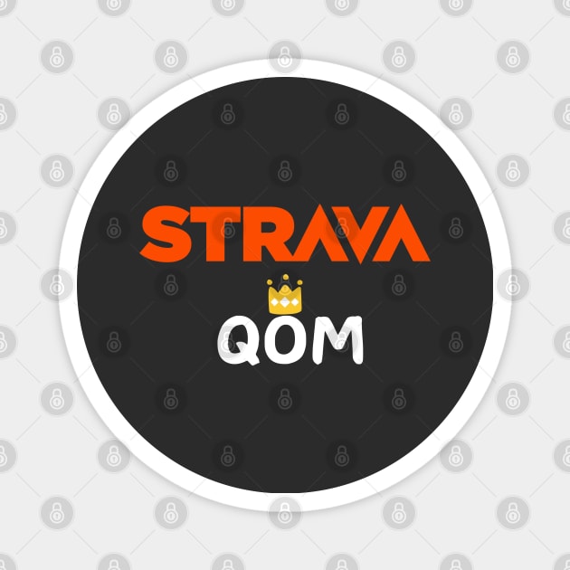 Strava QOM, Strava Running Gift, Cycling Gifts, Strava Gift Magnet by Raw Designs LDN